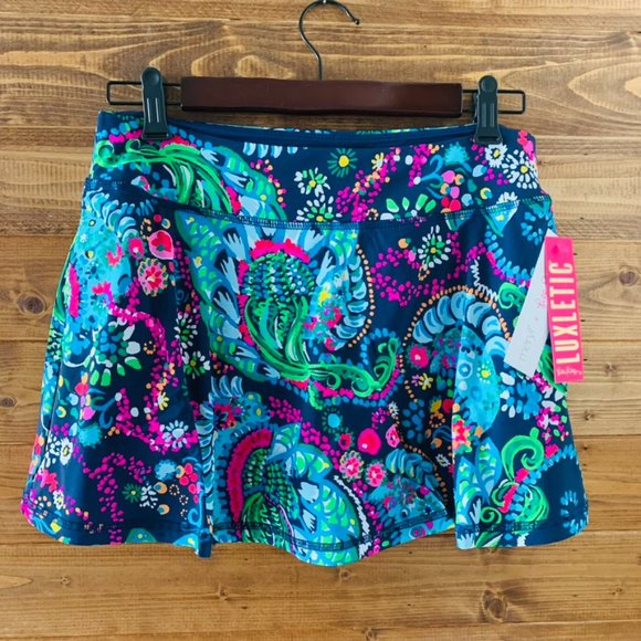 Lilly Pulitzer Pants - NWT Lilly Pulitzer luxletic aila skort take me out to sea